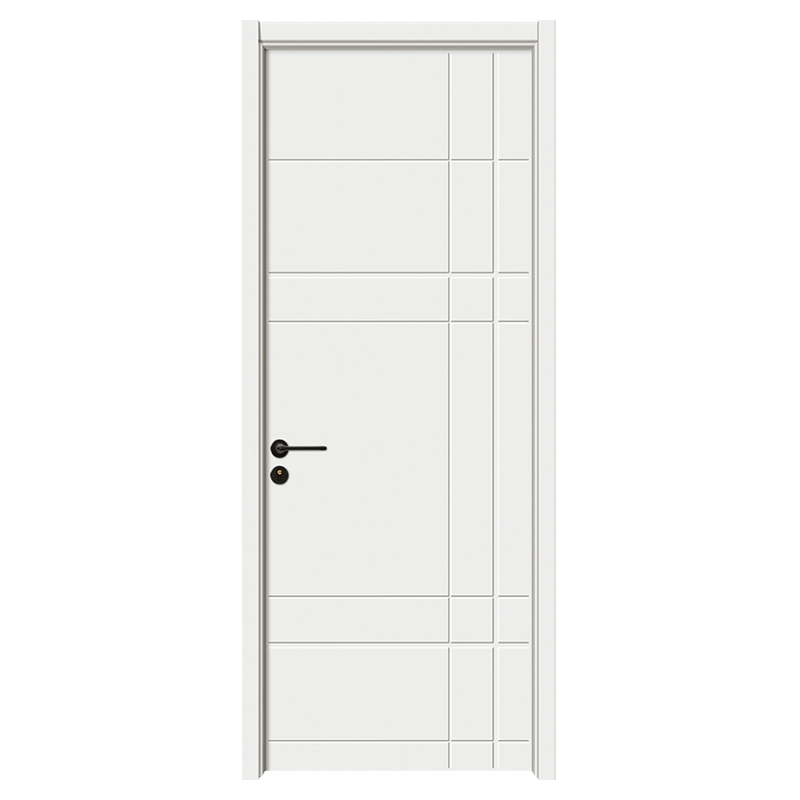 GA20-42 Pure white room entrance door PVC flush door