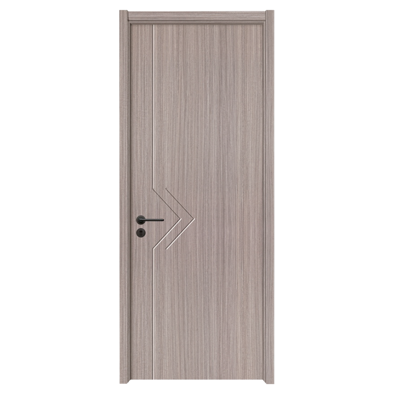 GA20-44 Grey modern interior flush PVC hotel office door 