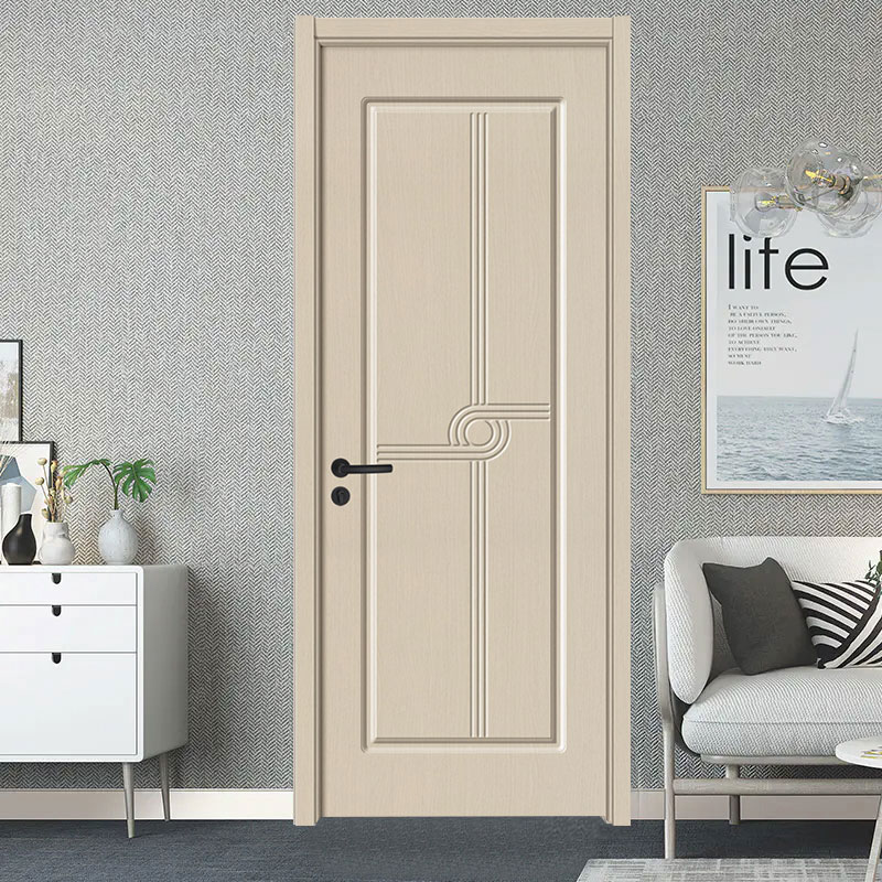 GA20-78 White Maple Modren Design PVC MDF Interior Wooden Door