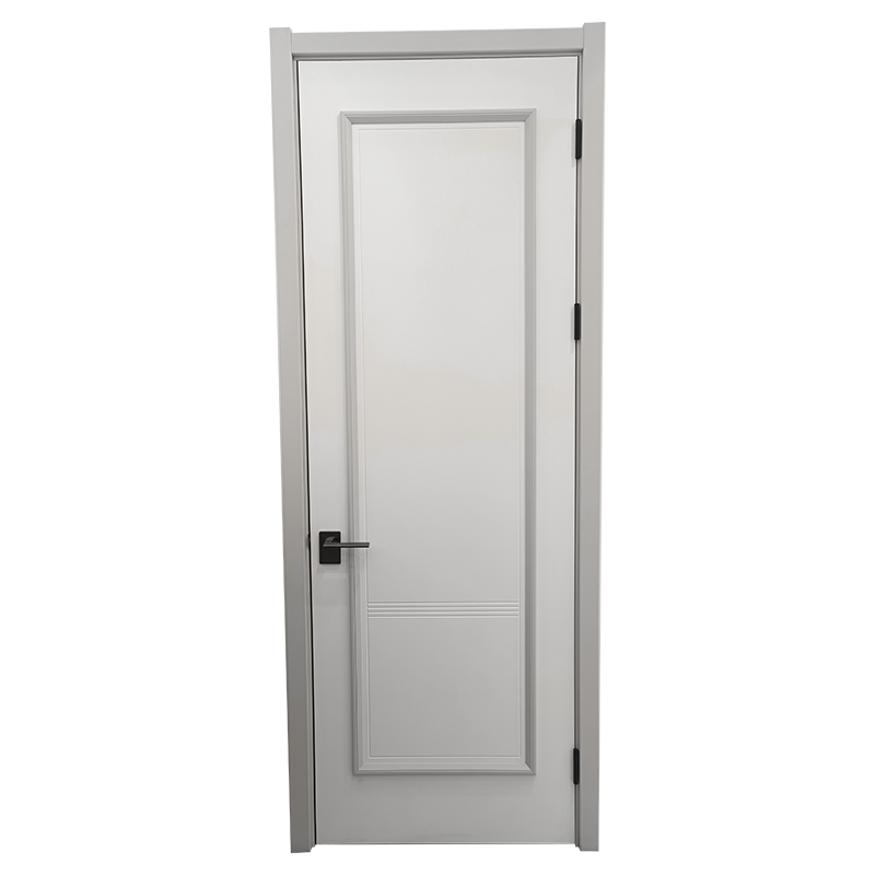 GW-501 White Flat PVC MDF Interior Wooden Door